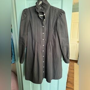 Trovata Charcoal Long Sleeve Dress